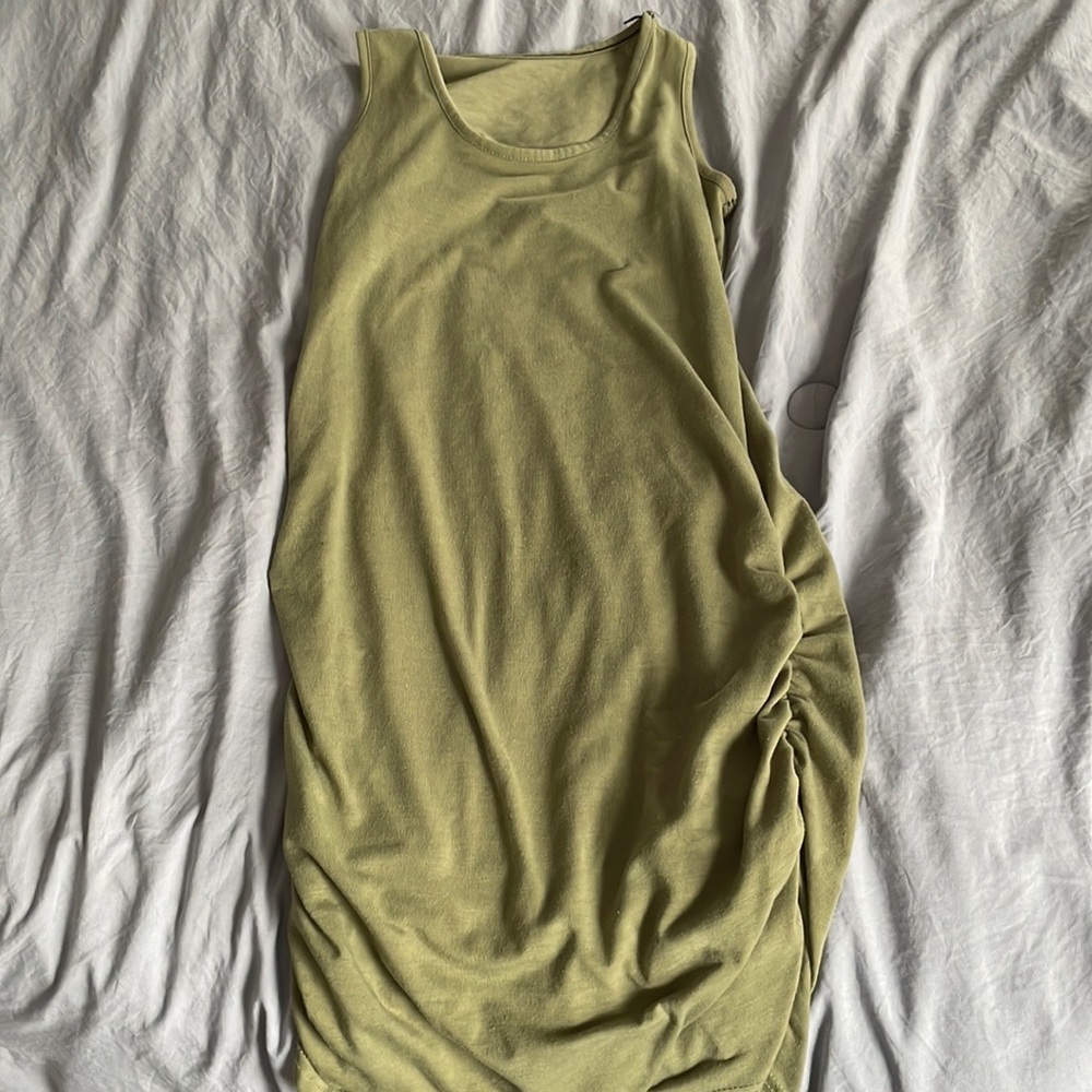 Green dress tight fitting
